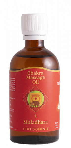 Wurzel-Chakra Massage Öl 100 ml (Muladhara)